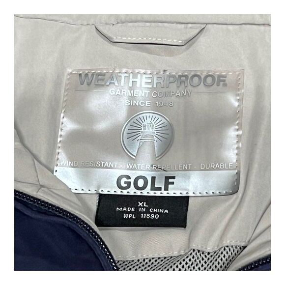 Weatherproof Short Sleeve Windbreaker XL Wind Resistant Water Repellant Jacket - Picture 2 of 5